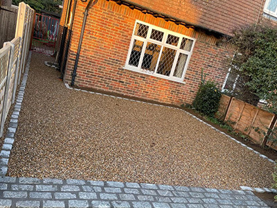 Gravel driveway